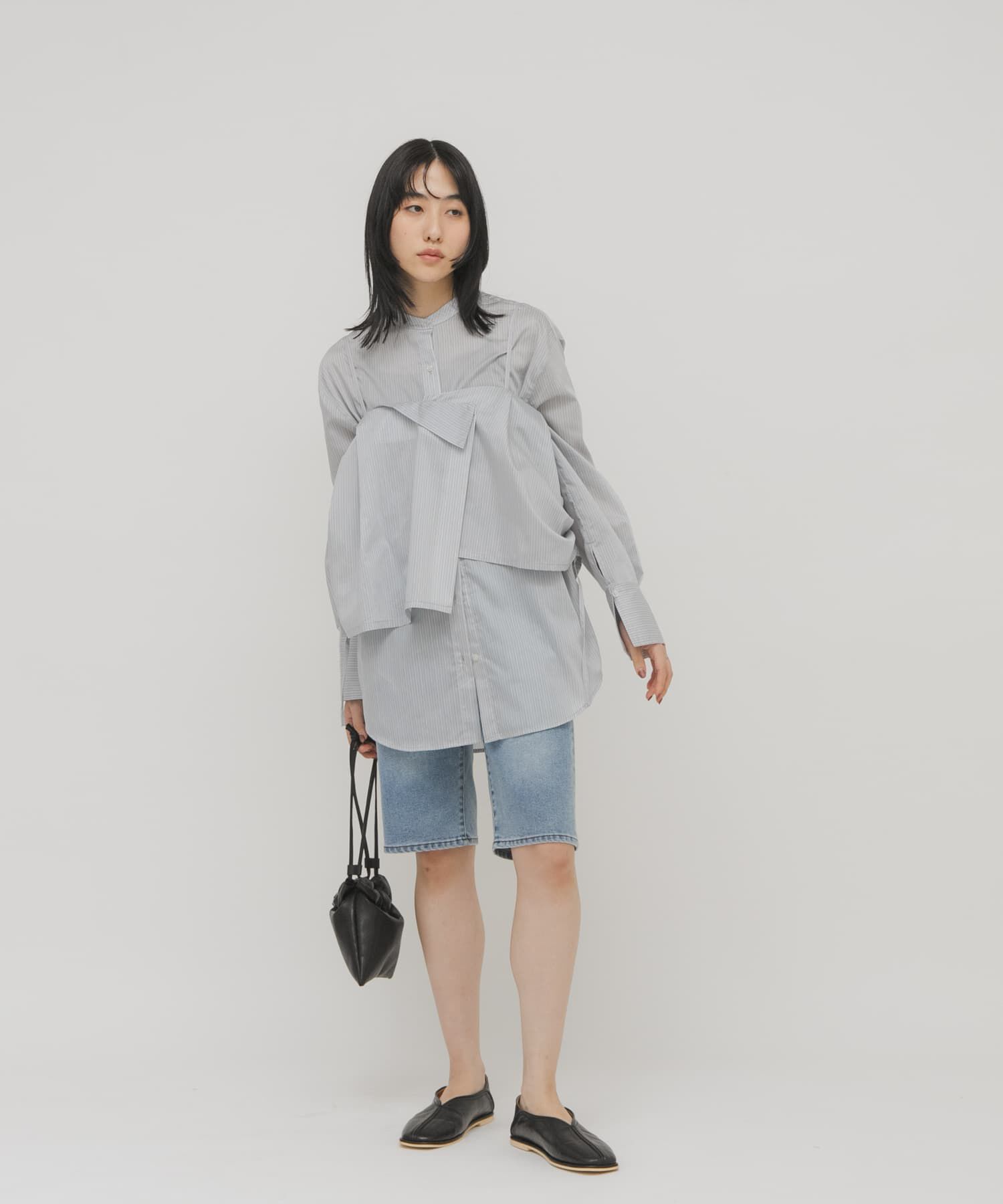  「『2サイズ展開』スリムハーフデニム」|その他|