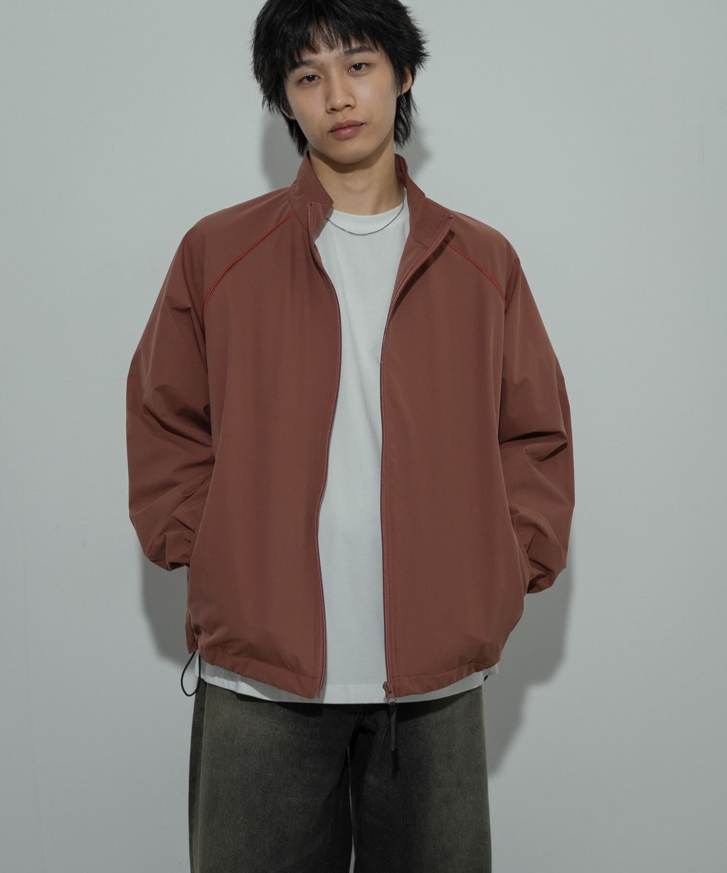 SENSE OF PLACE by URBAN RESEARCH「『セットアップ対応』パイピングスタンドブルゾン」|ブルゾン・スタジャン|