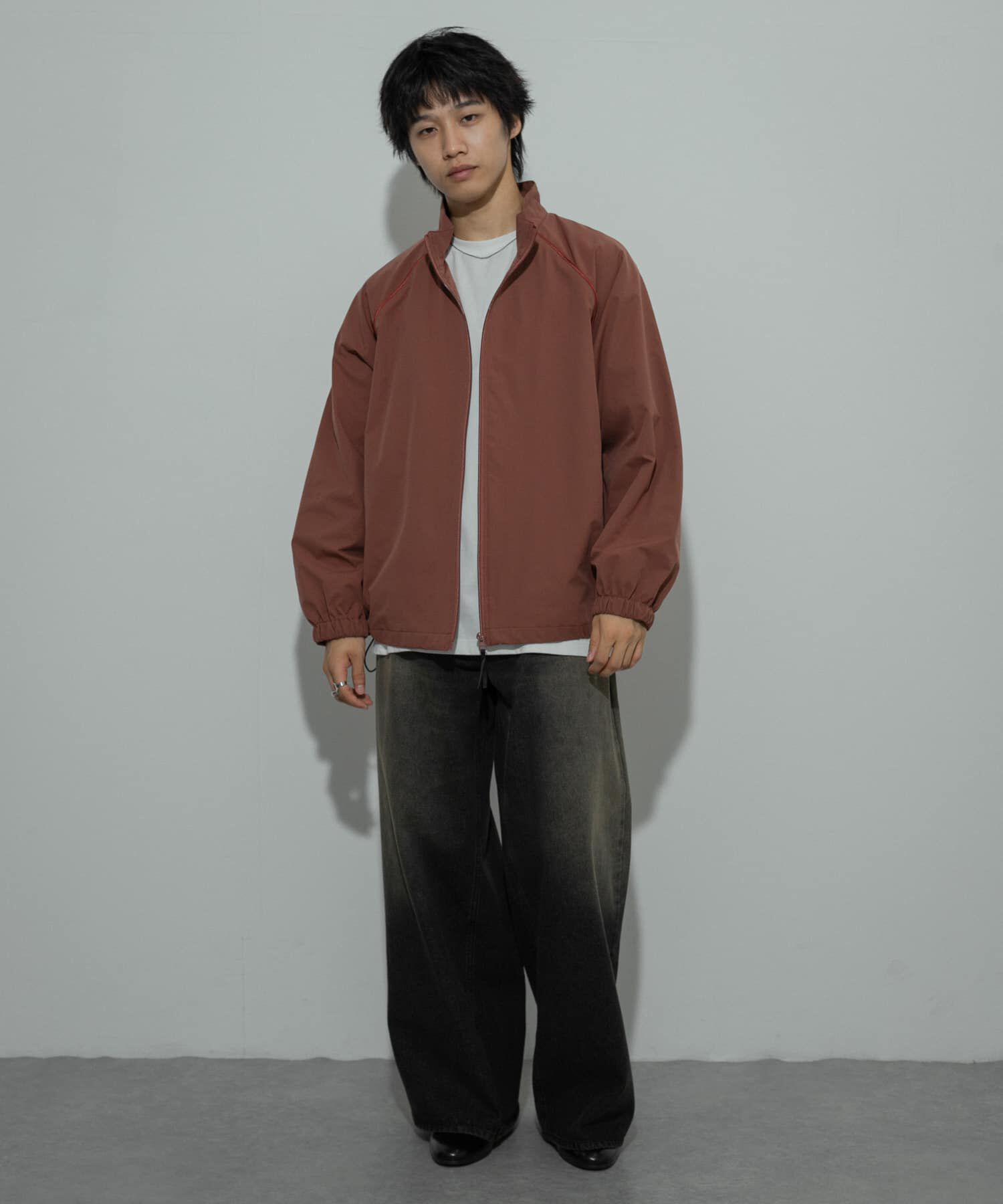 SENSE OF PLACE by URBAN RESEARCH「『セットアップ対応』パイピングスタンドブルゾン」|ブルゾン・スタジャン|