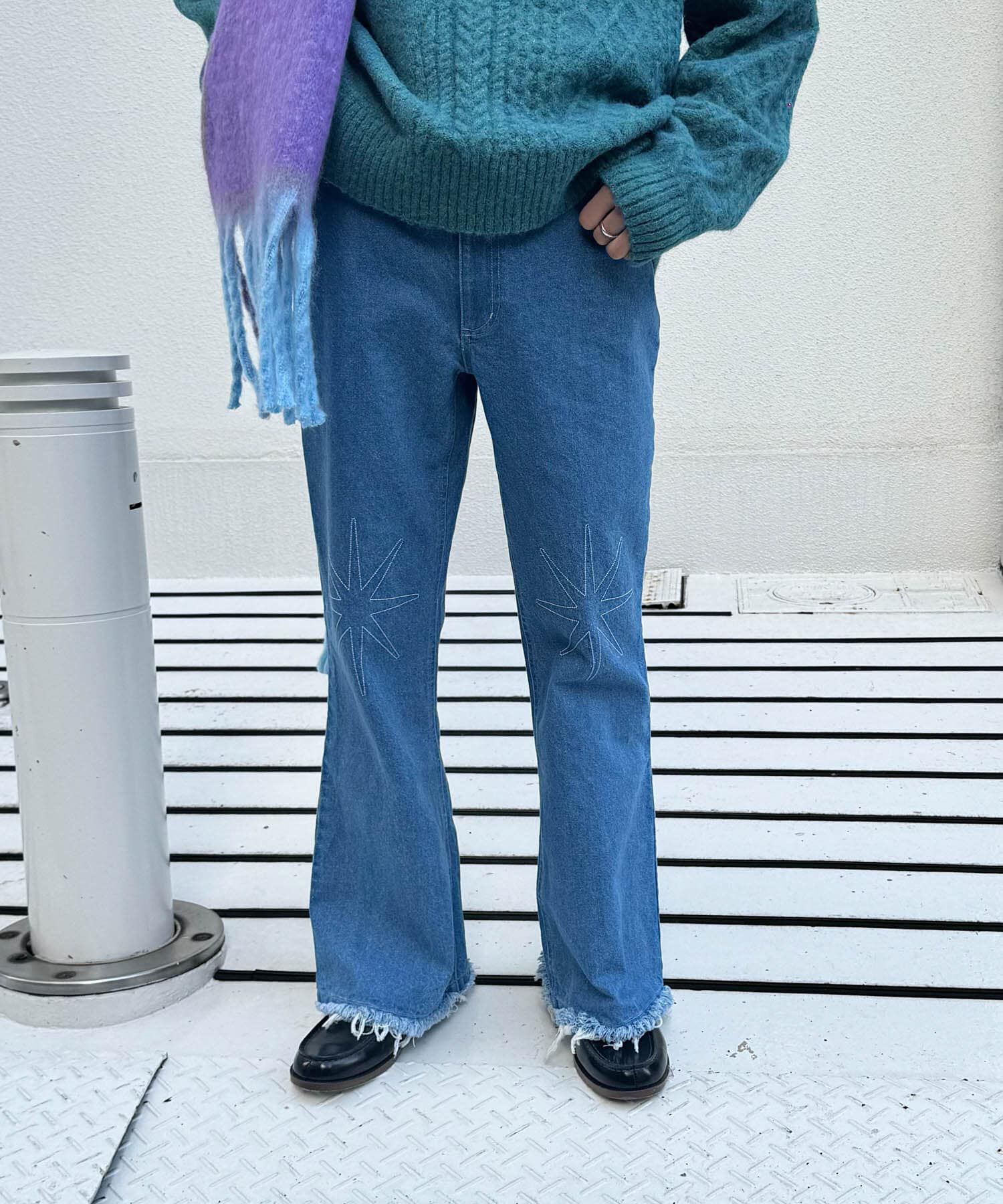 SENSE OF PLACE by URBAN RESEARCH「『別注』SHUHEI KOKI&times;SENSE OF PLACE　フレアデニム」|デニム|