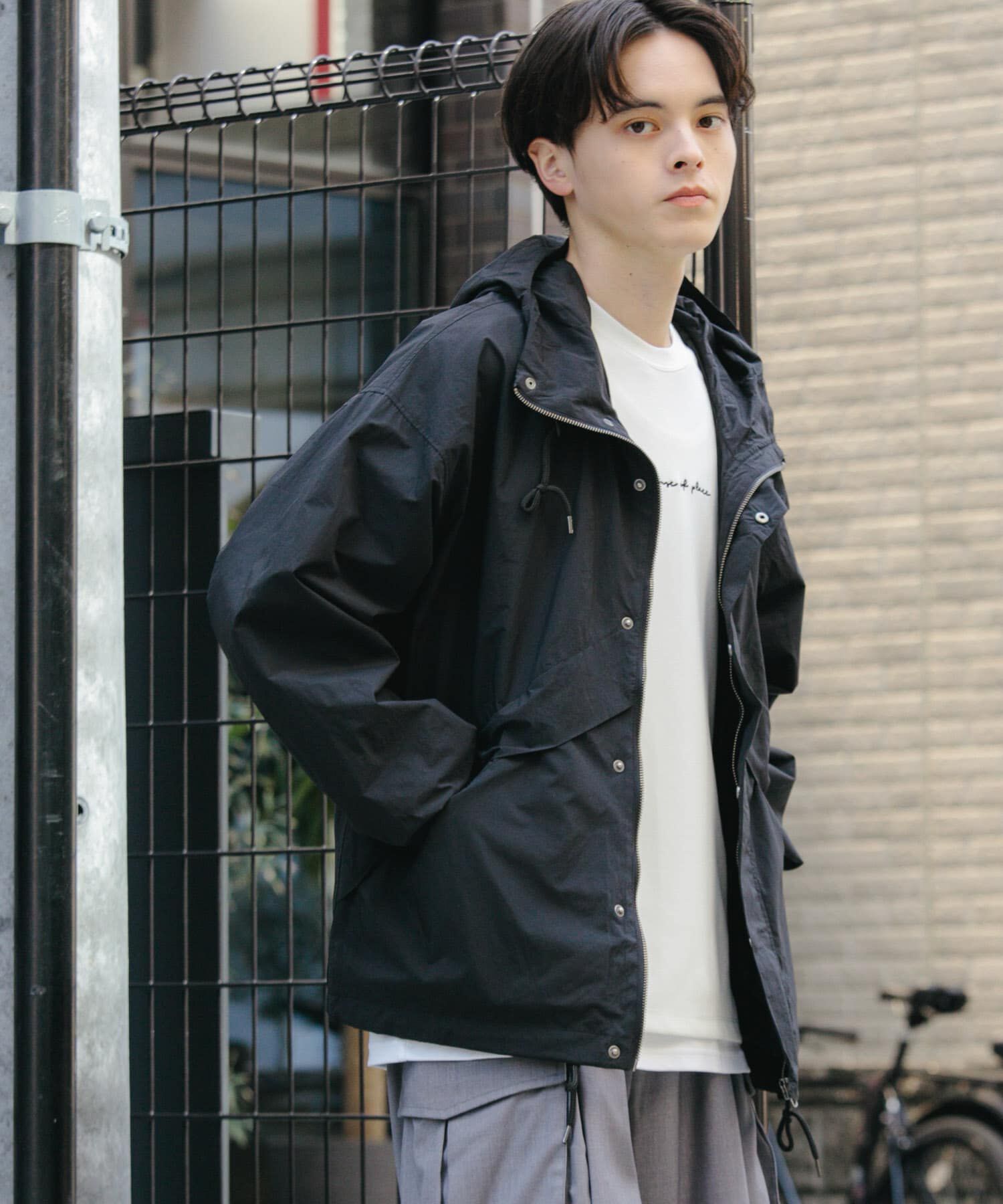 SENSE OF PLACE by URBAN RESEARCH「ライトフーディブルゾン」|ブルゾン・スタジャン|