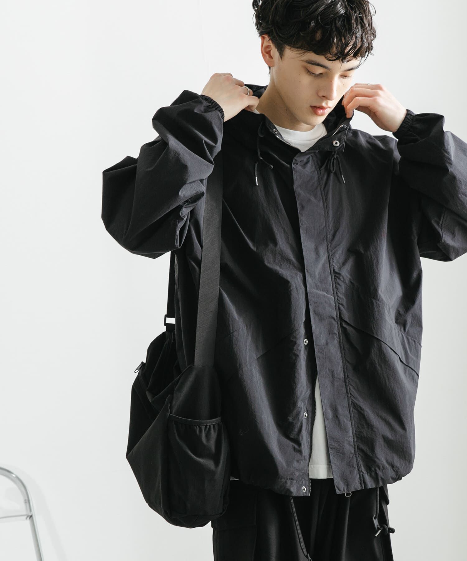 SENSE OF PLACE by URBAN RESEARCH「ライトフーディブルゾン」|ブルゾン・スタジャン|