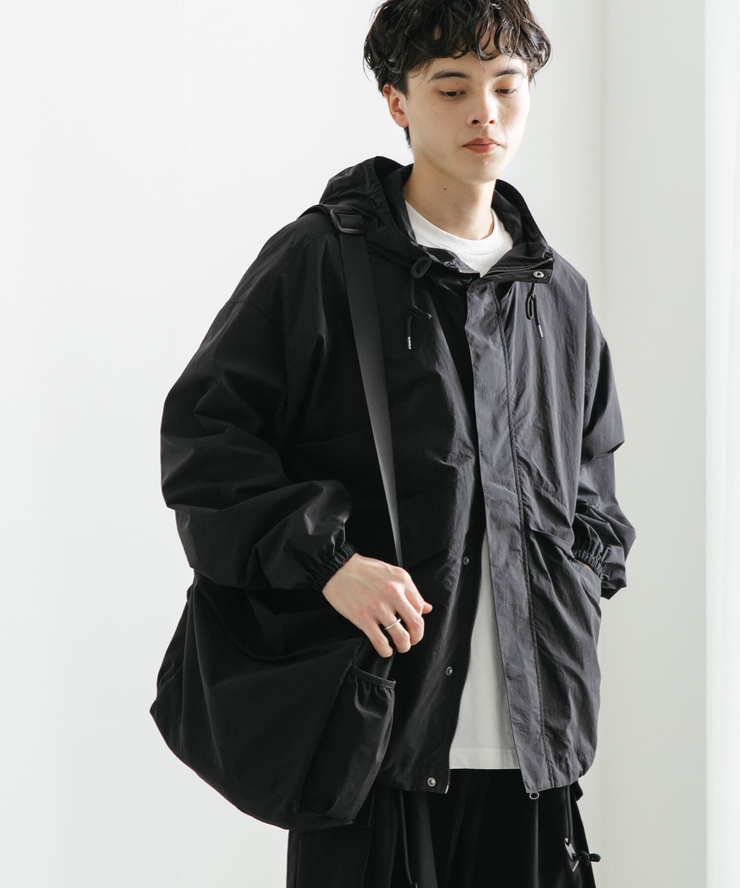 SENSE OF PLACE by URBAN RESEARCH「ライトフーディブルゾン」|ブルゾン・スタジャン|