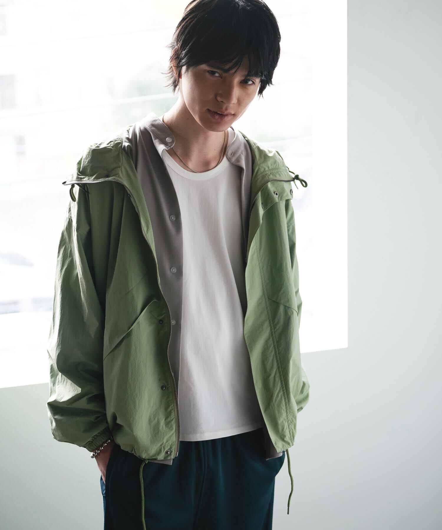 SENSE OF PLACE by URBAN RESEARCH「ライトフーディブルゾン」|ブルゾン・スタジャン|