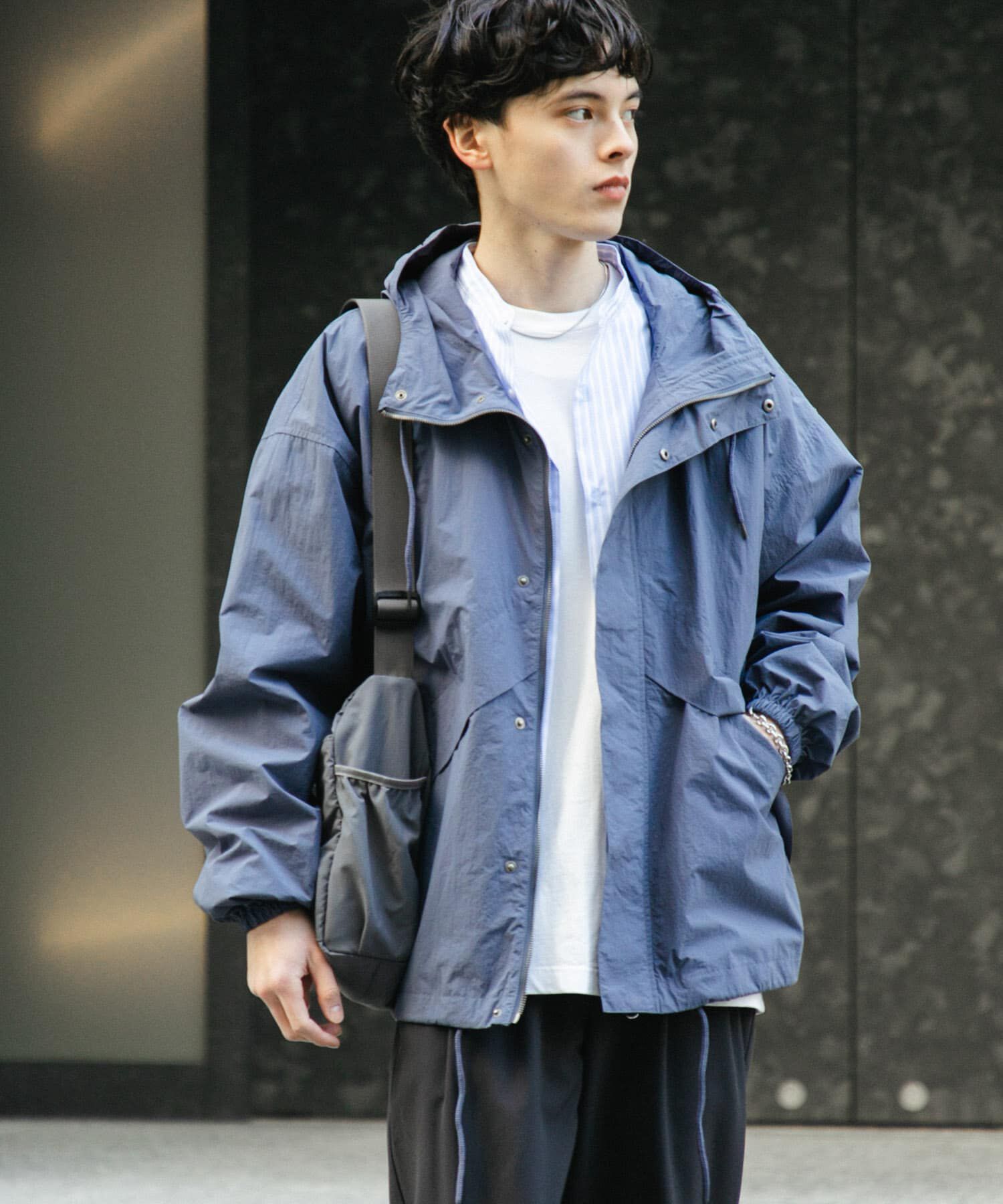 SENSE OF PLACE by URBAN RESEARCH「ライトフーディブルゾン」|ブルゾン・スタジャン|