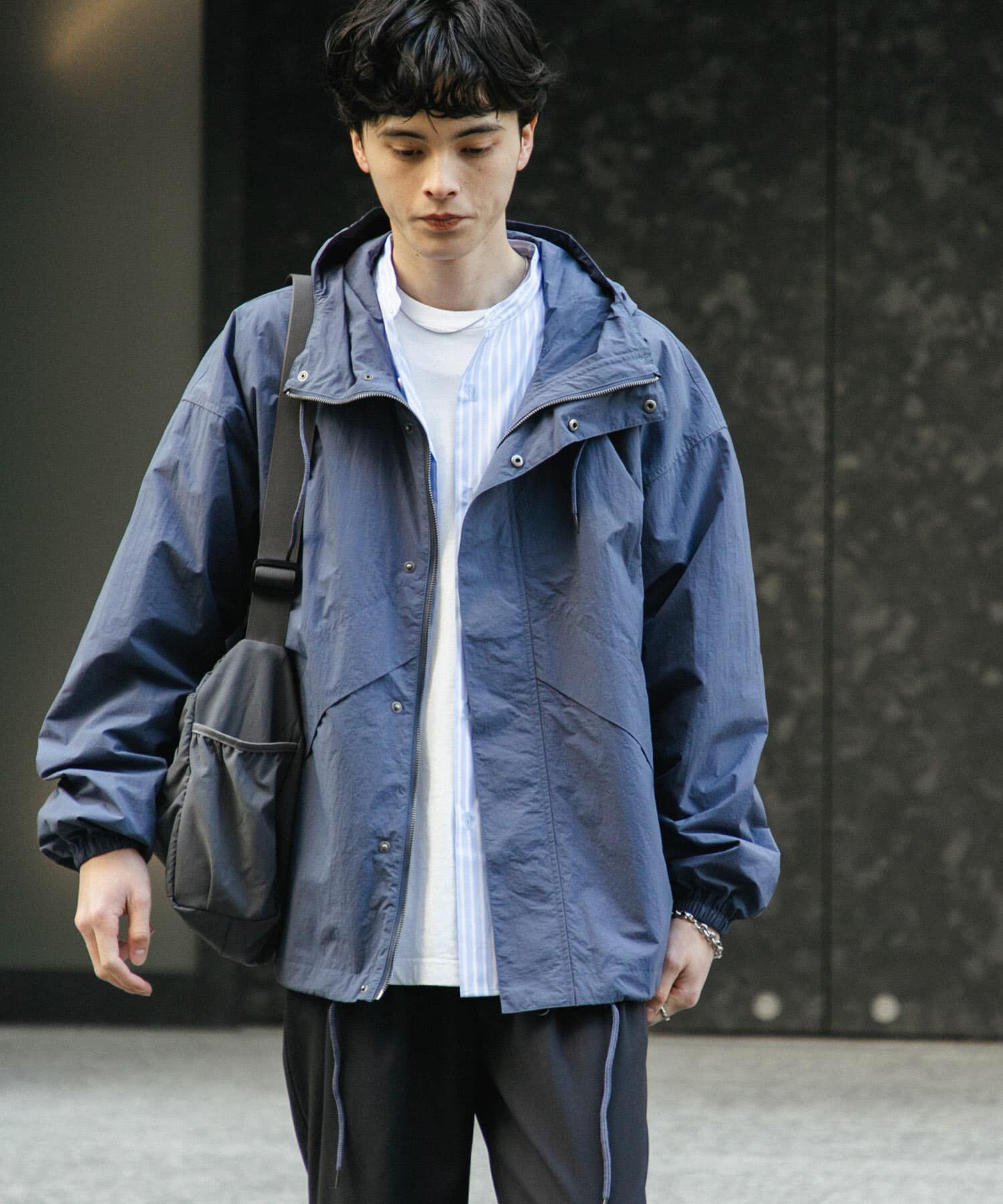 SENSE OF PLACE by URBAN RESEARCH「ライトフーディブルゾン」|ブルゾン・スタジャン|