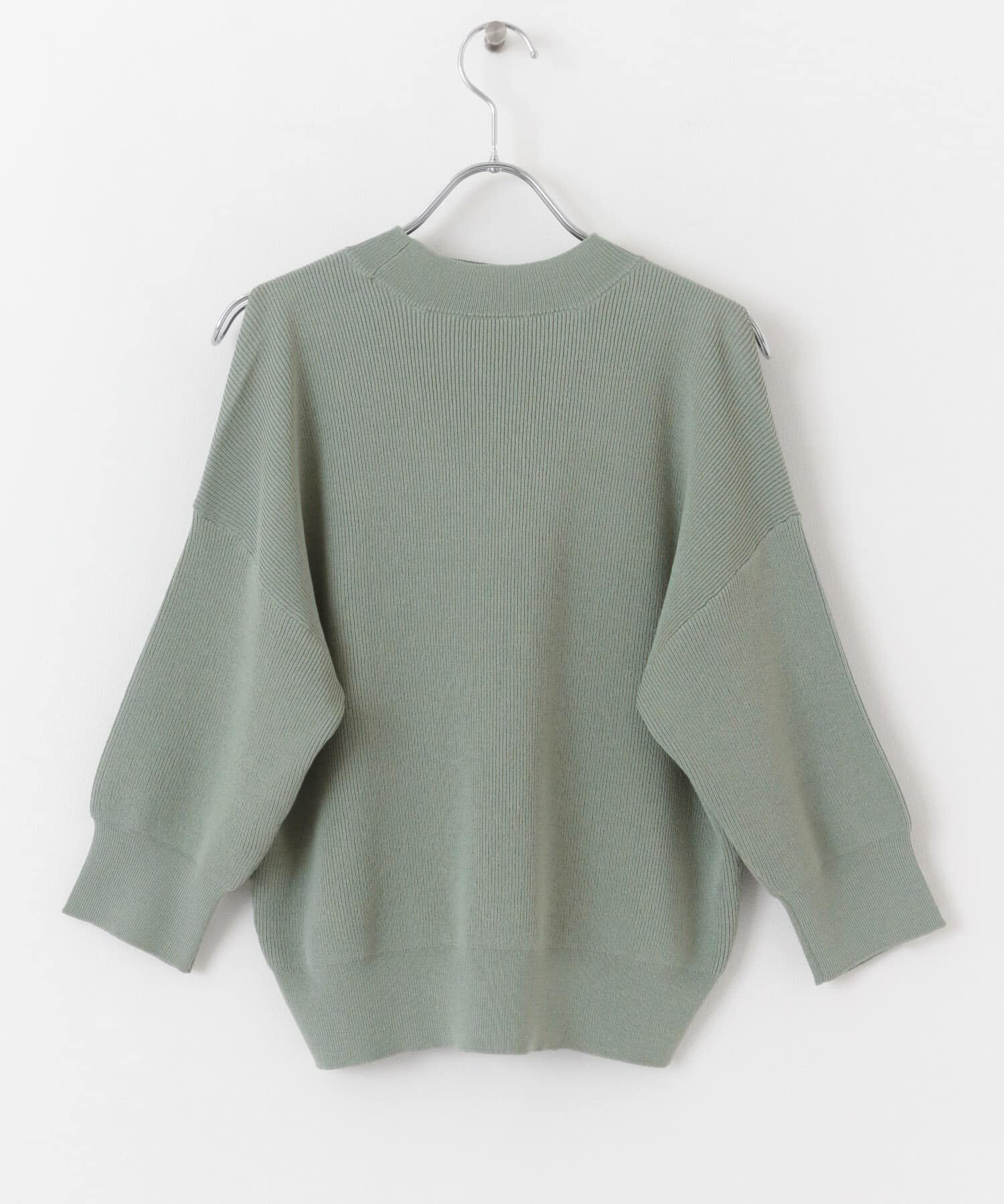 SENSE OF PLACE by URBAN RESEARCH「カットアウトハイネックセーター(5分袖)」|ニット・セーター|