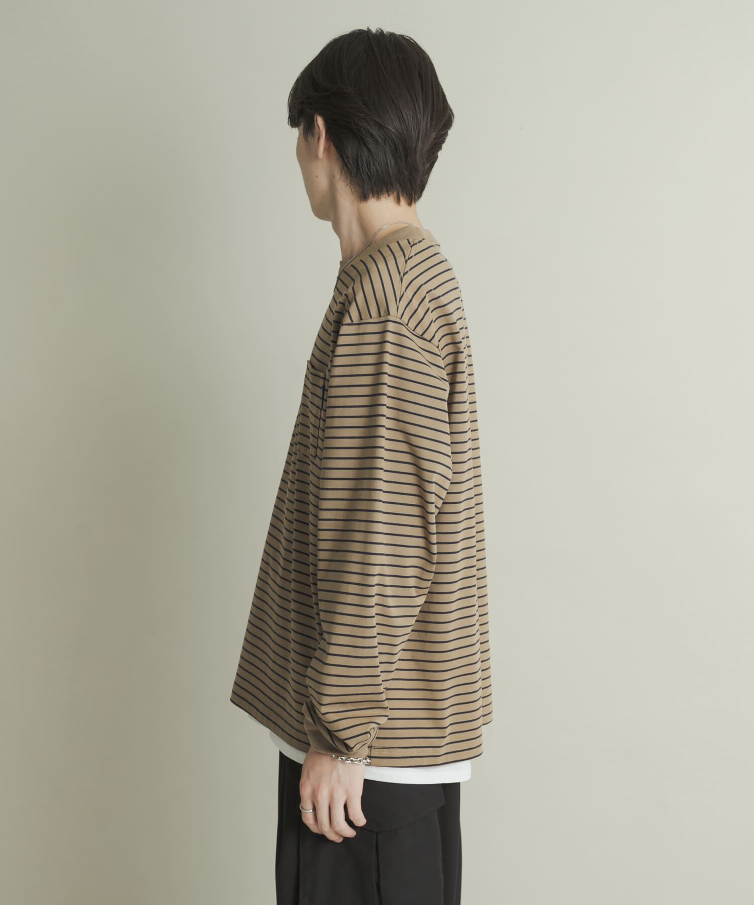 SENSE OF PLACE by URBAN RESEARCH「コットンクルーネックロングスリーブTシャツ」|Tシャツ・カットソー|