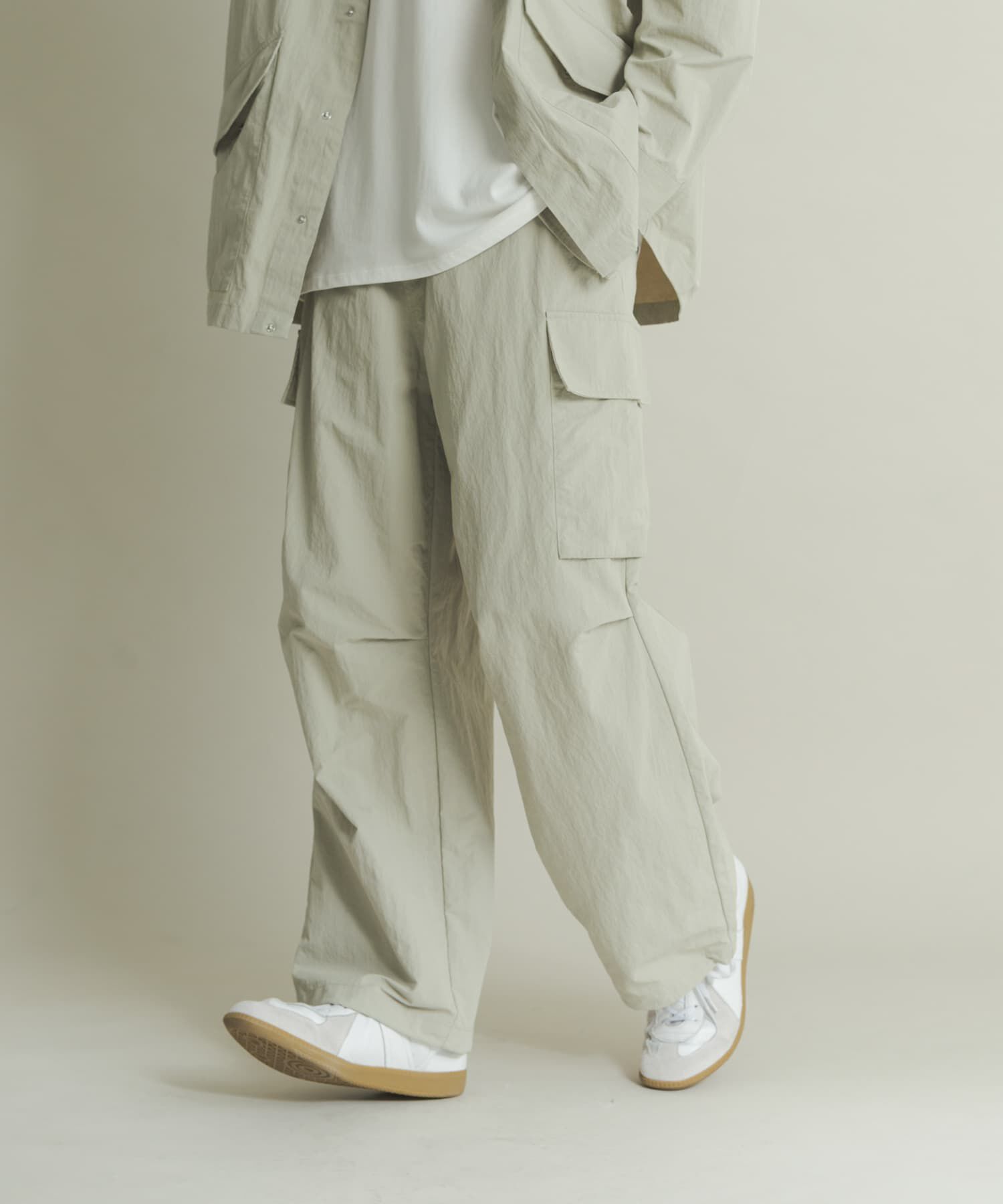 SENSE OF PLACE by URBAN RESEARCH「ユーティリティーカーゴワイドパンツ」|その他|ライトベージュ