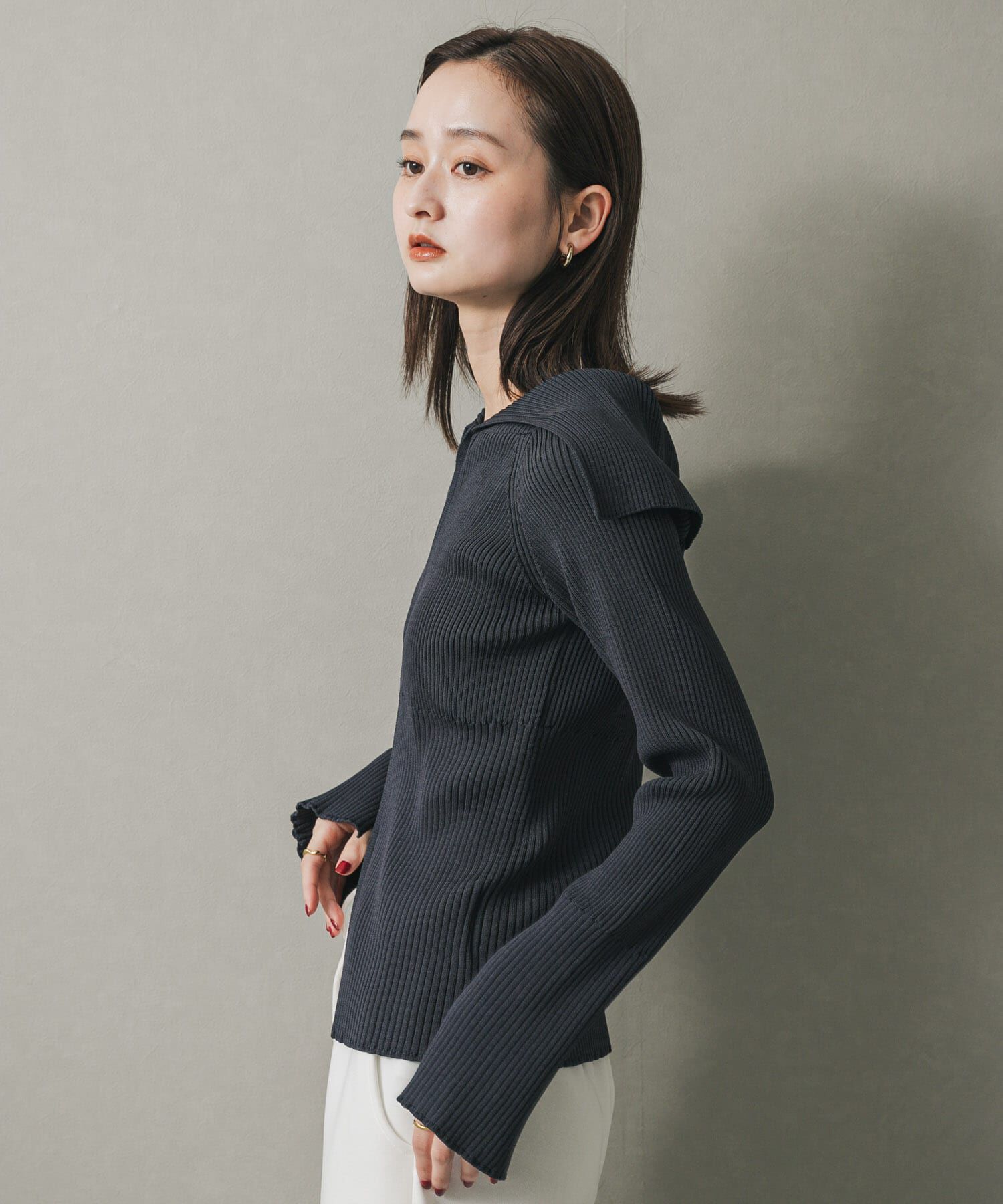 SENSE OF PLACE by URBAN RESEARCH「ビックカラージップセーター」|ニット・セーター|