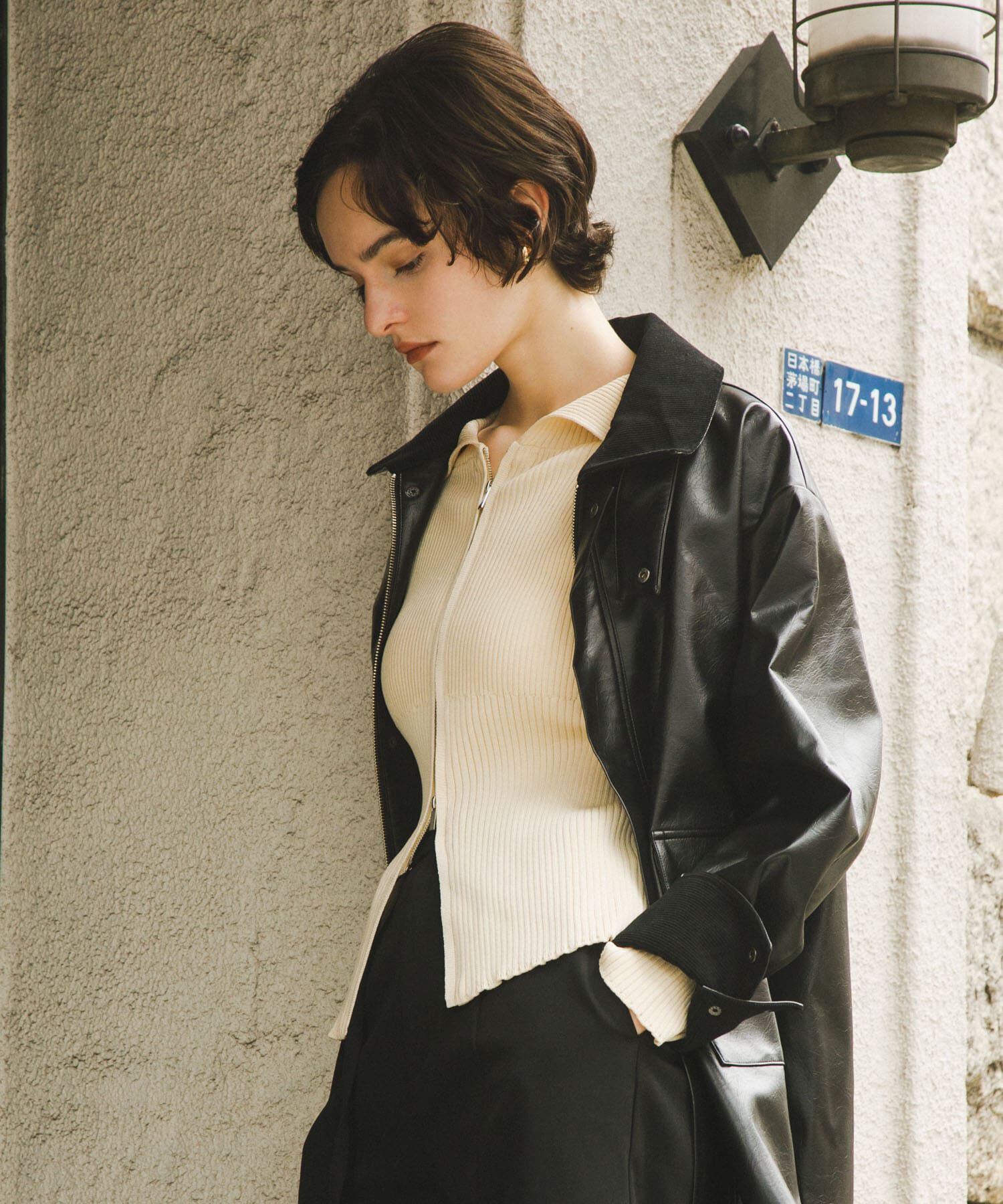 SENSE OF PLACE by URBAN RESEARCH「ビックカラージップセーター」|ニット・セーター|