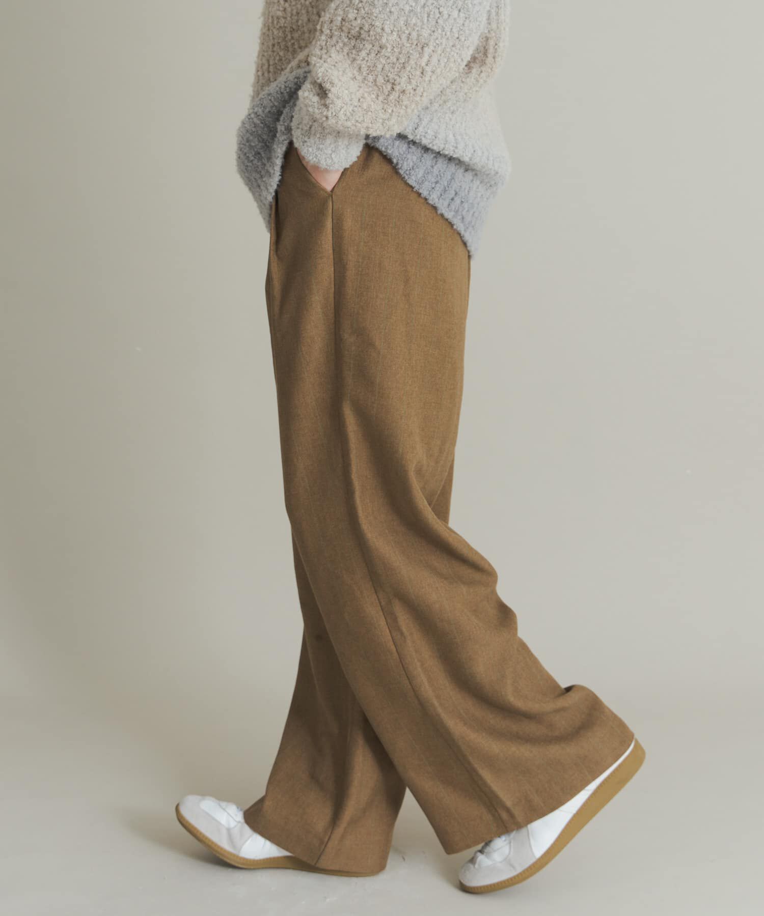 SENSE OF PLACE by URBAN RESEARCH「ウールタッチストライプワイドフレアパンツ」|その他|