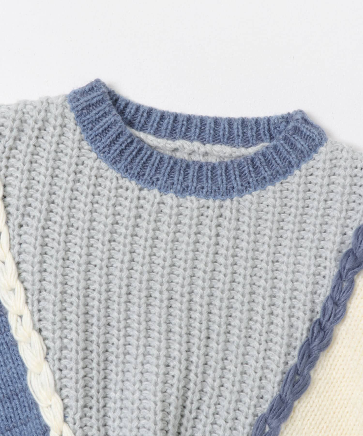 SENSE OF PLACE by URBAN RESEARCH「パッチワークセーター」|ニット・セーター|