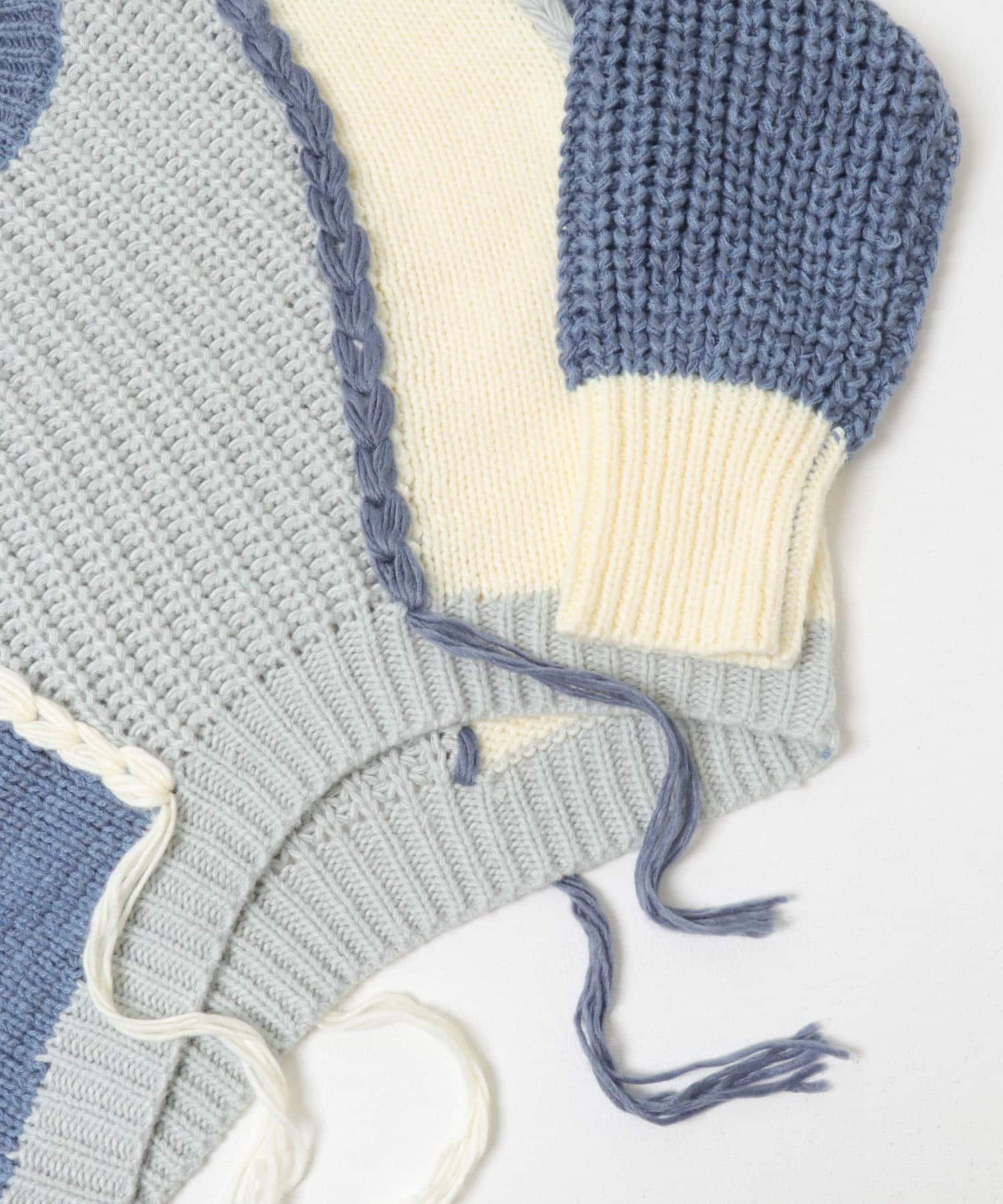 SENSE OF PLACE by URBAN RESEARCH「パッチワークセーター」|ニット・セーター|