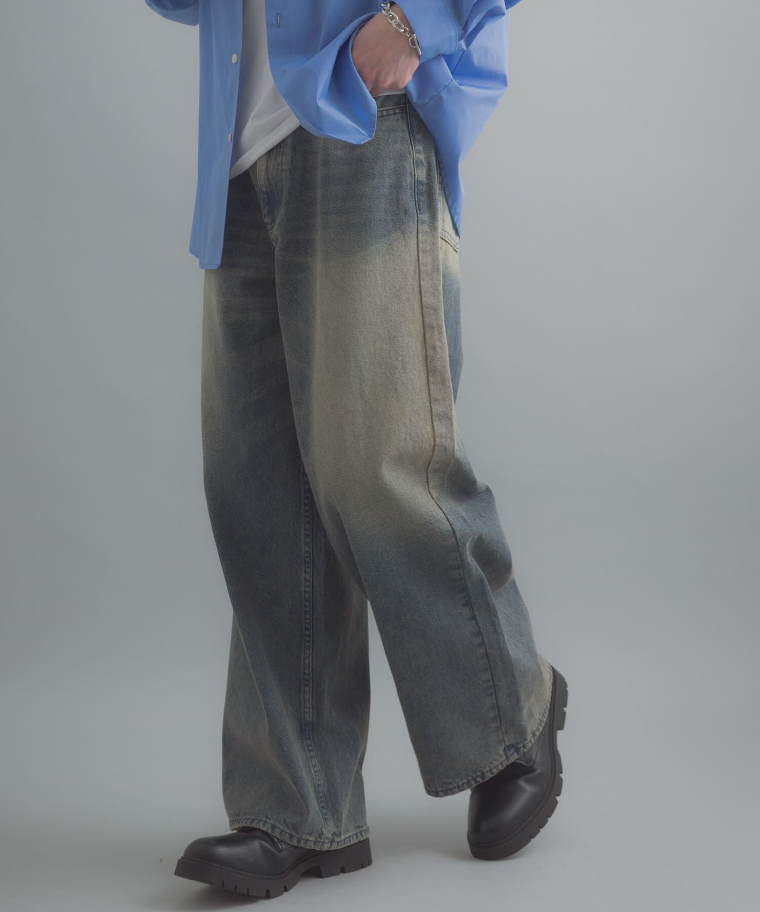 SENSE OF PLACE by URBAN RESEARCH「『一部WEB限定ｶﾗｰ』『ﾕﾆｾｯｸｽ』ｳﾞｨﾝﾃｰｼﾞﾗｲｸﾃﾞﾆﾑ 」|デニム|