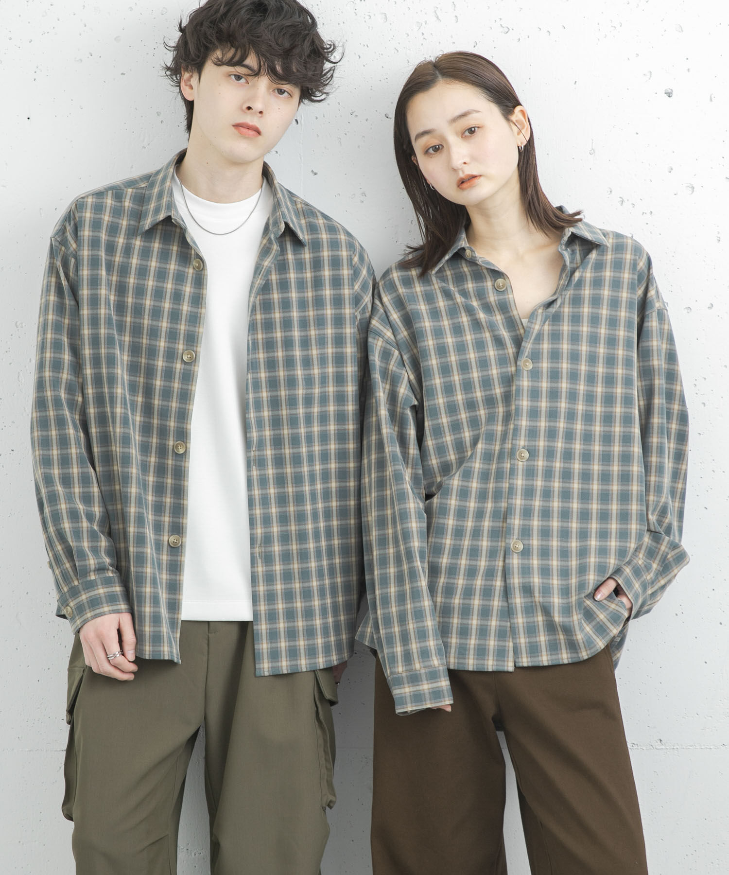 SENSE OF PLACE by URBAN RESEARCH「『ユニセックス』『イージーケア』カラールーズシャツ」|シャツ・ブラウス|ライトブルー