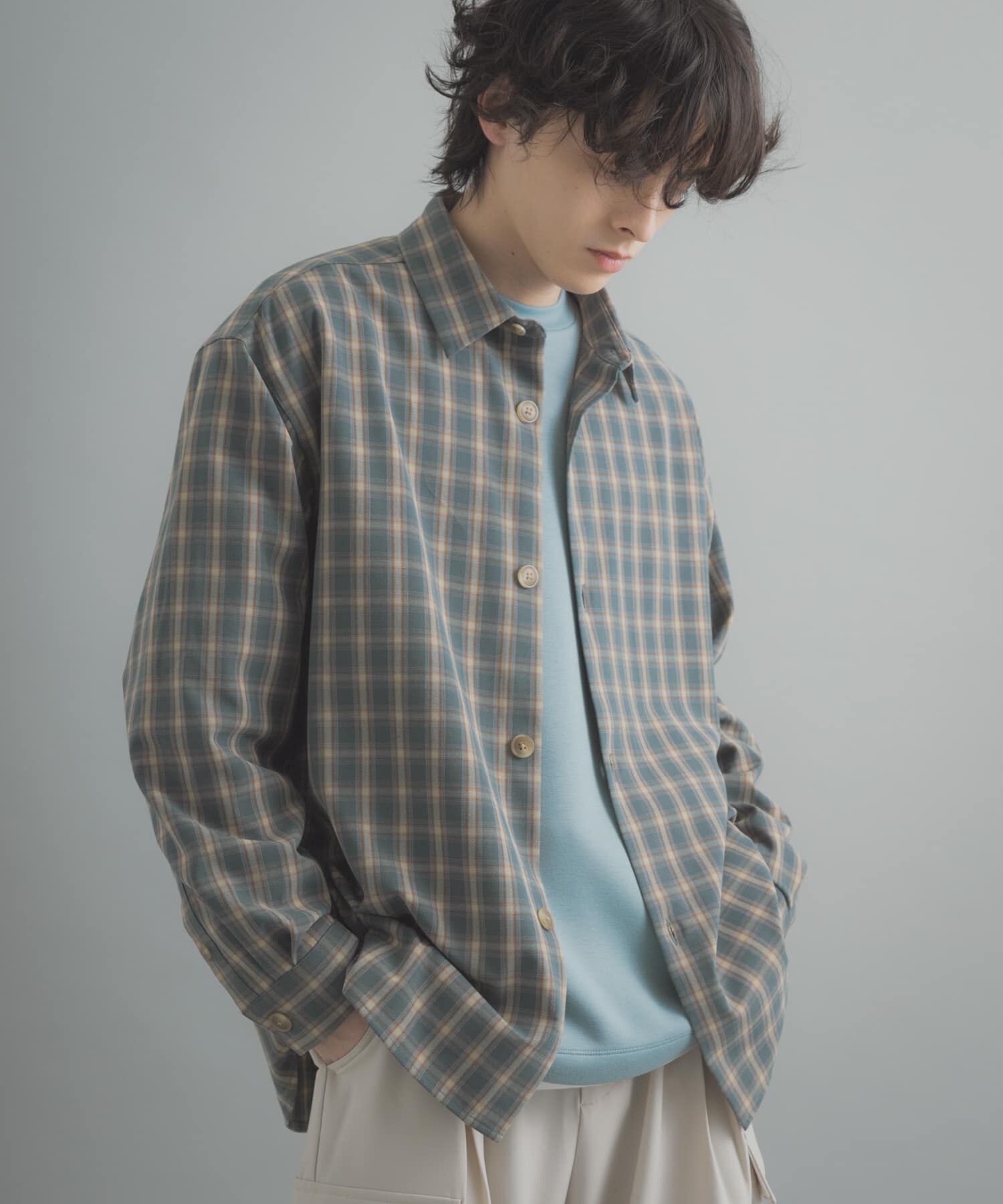 SENSE OF PLACE by URBAN RESEARCH「『ユニセックス』『イージーケア』カラールーズシャツ」|シャツ・ブラウス|