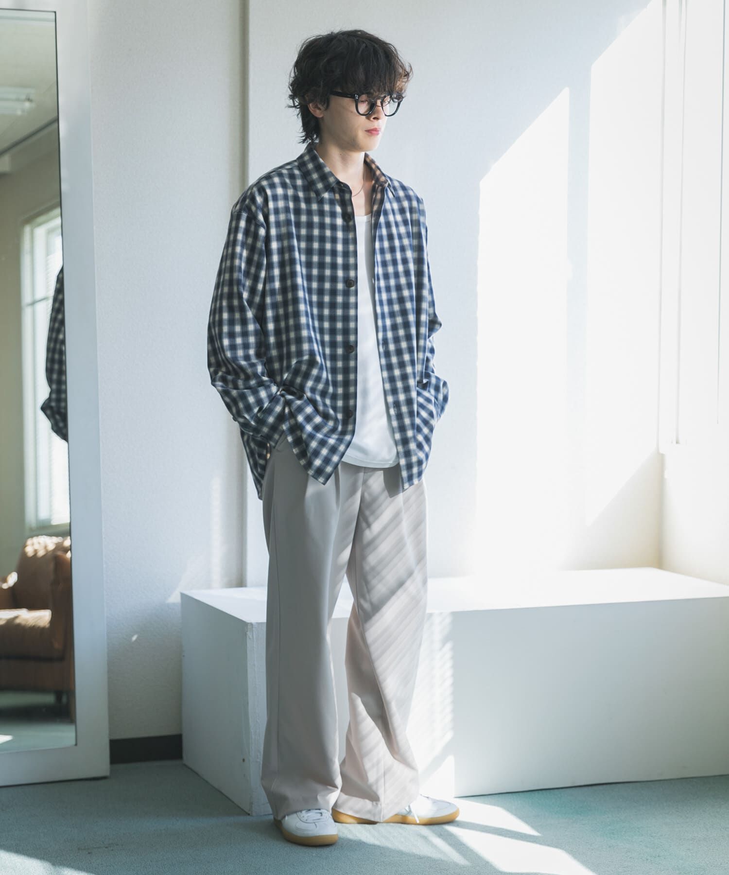 SENSE OF PLACE by URBAN RESEARCH「『ユニセックス』『イージーケア』カラールーズシャツ」|シャツ・ブラウス|