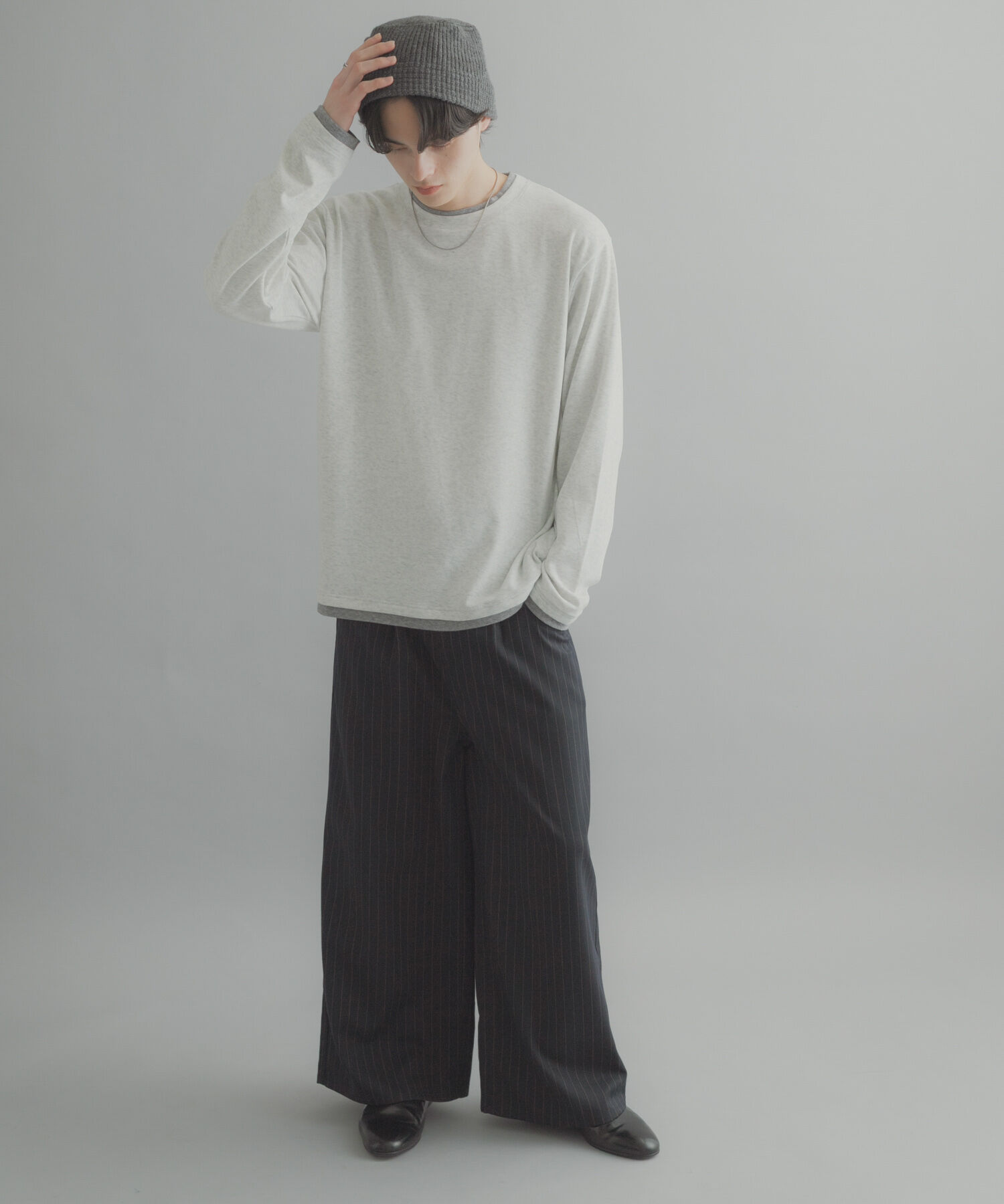 SENSE OF PLACE by URBAN RESEARCH「フェイクレイヤードロングTシャツ」|Tシャツ・カットソー|