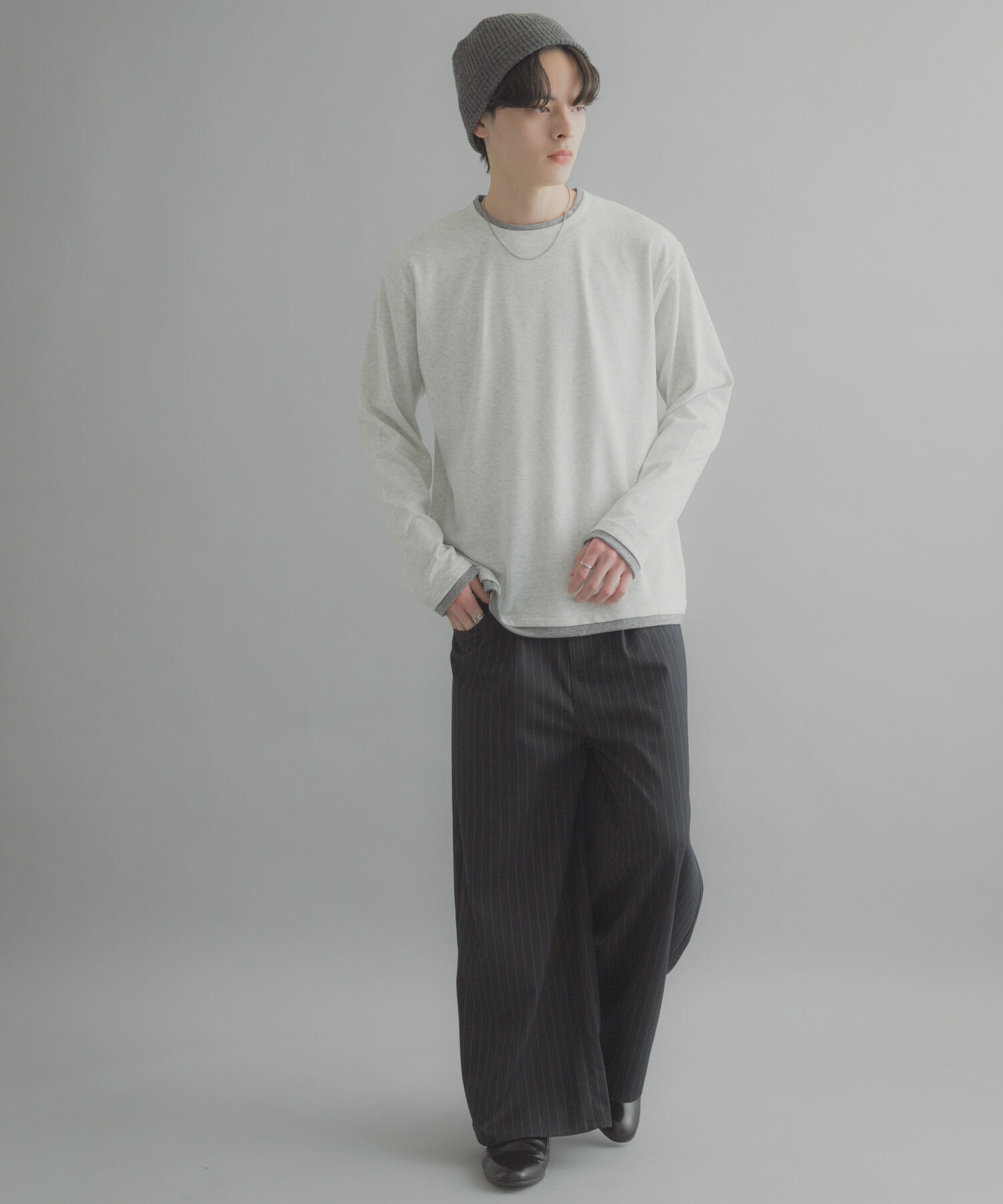 SENSE OF PLACE by URBAN RESEARCH「フェイクレイヤードロングTシャツ」|Tシャツ・カットソー|