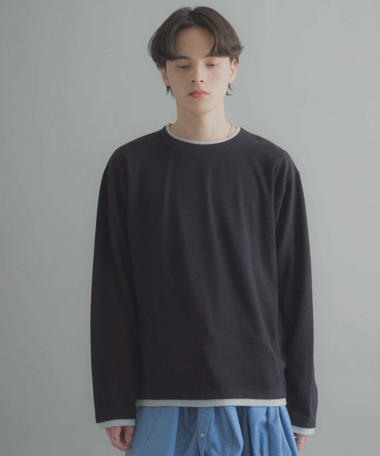 SENSE OF PLACE by URBAN RESEARCH「フェイクレイヤードロングTシャツ」|Tシャツ・カットソー|