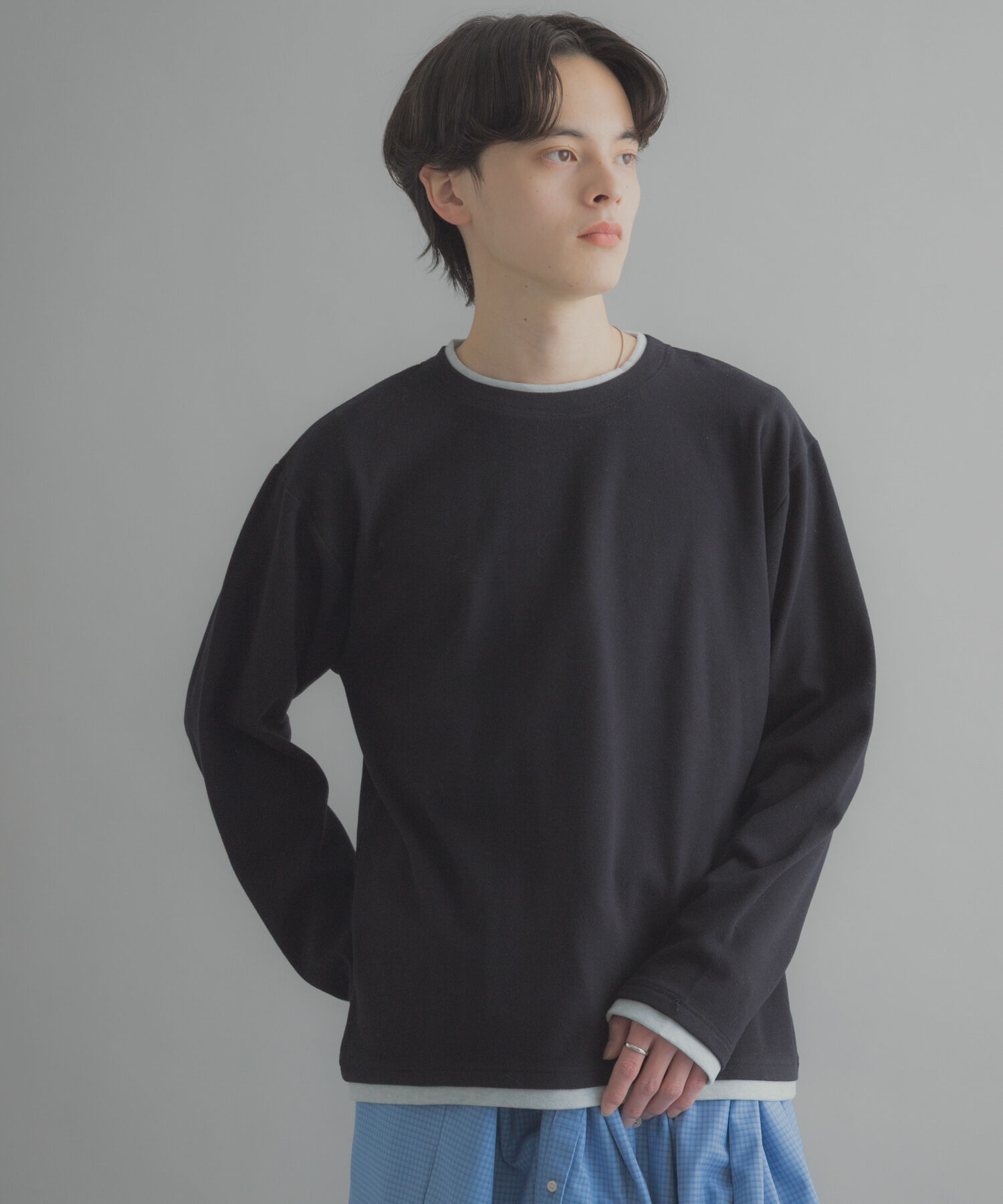 SENSE OF PLACE by URBAN RESEARCH「フェイクレイヤードロングTシャツ」|Tシャツ・カットソー|