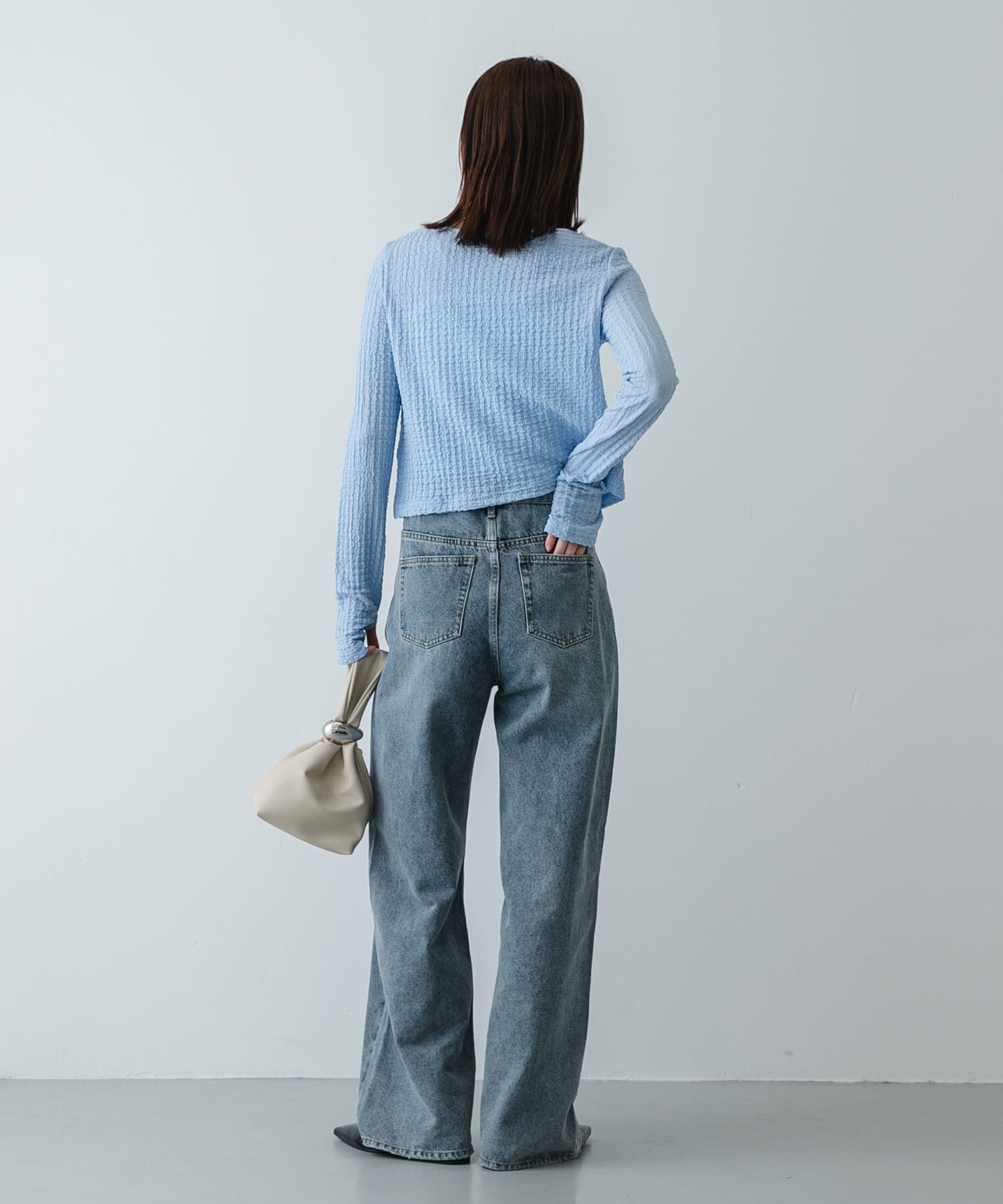 SENSE OF PLACE by URBAN RESEARCH「シャーリングカットカーディガン」|Tシャツ・カットソー|