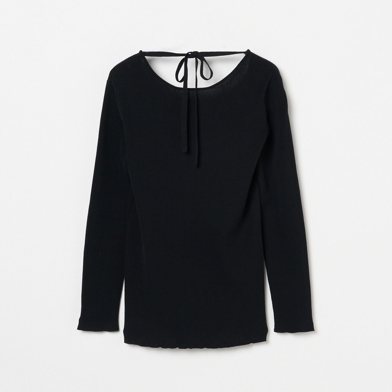 HELIOPOLE「HELIOPOLE BACK RIBBON RIB KNIT」|Tシャツ・カットソー|