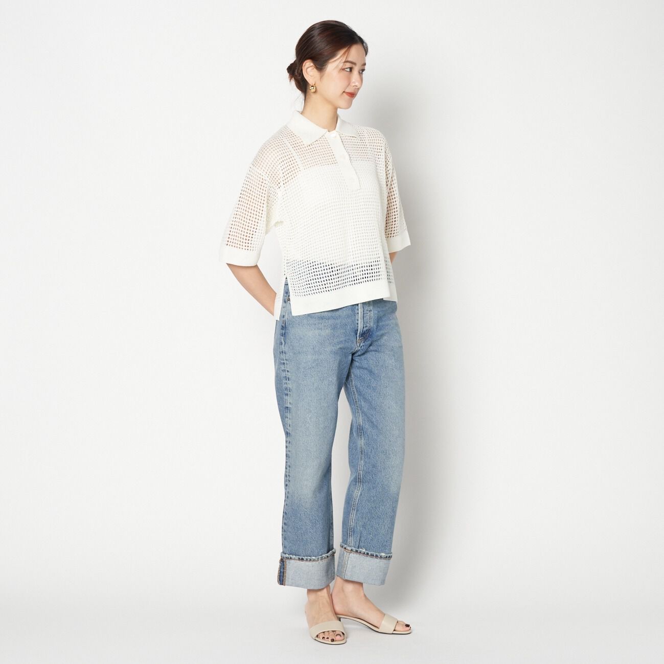 HELIOPOLE「HELIOPOLE POLO KNIT PULLOVER」|Tシャツ・カットソー|