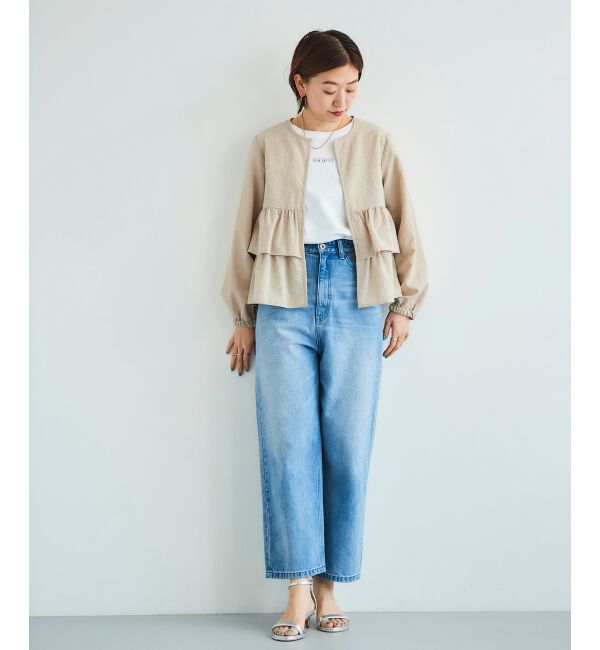  「BOUQUETロゴ7分袖T」|Tシャツ・カットソー|