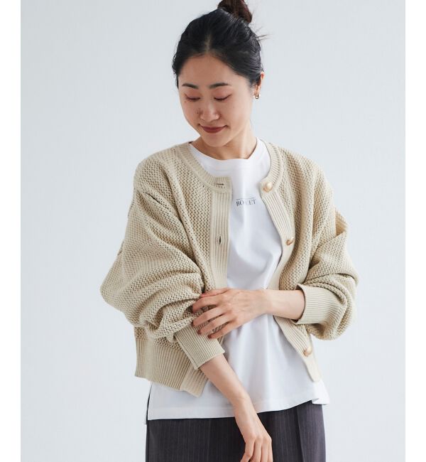  「BOUQUETロゴ7分袖T」|Tシャツ・カットソー|