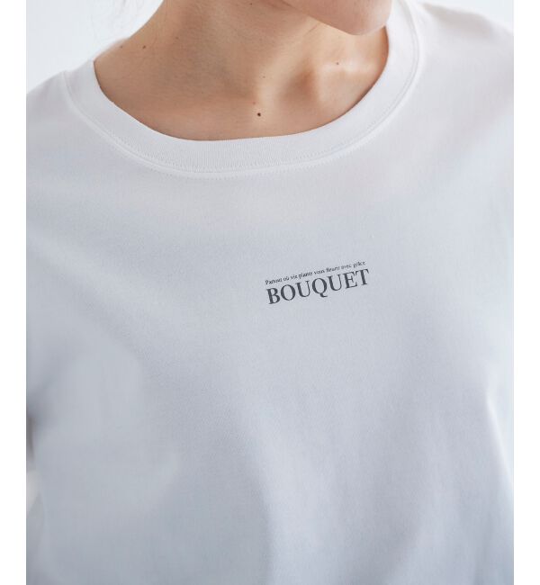  「BOUQUETロゴ7分袖T」|Tシャツ・カットソー|