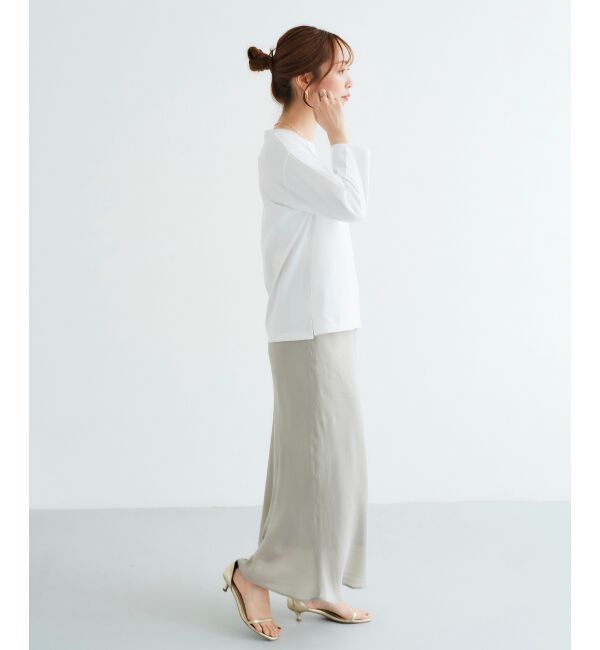  「BOUQUETロゴ7分袖T」|Tシャツ・カットソー|