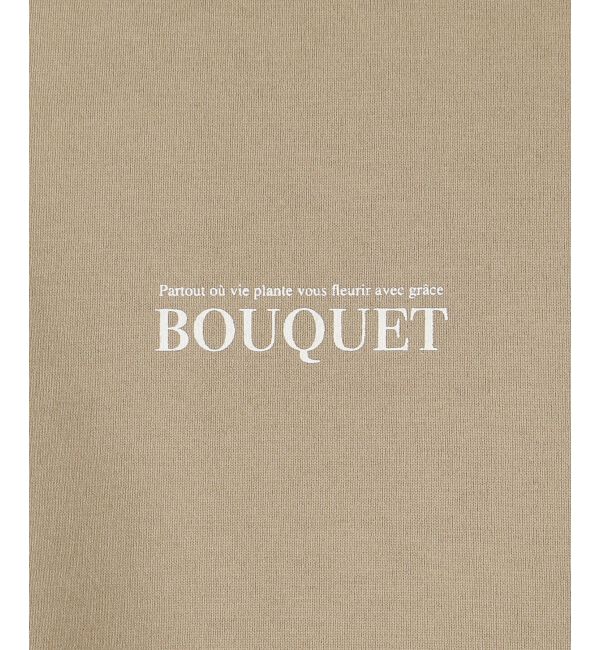  「BOUQUETロゴ7分袖T」|Tシャツ・カットソー|