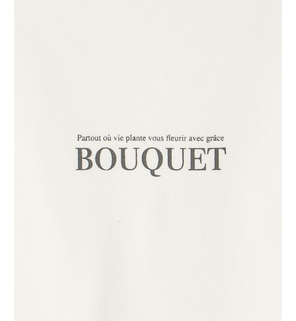  「BOUQUETロゴ7分袖T」|Tシャツ・カットソー|