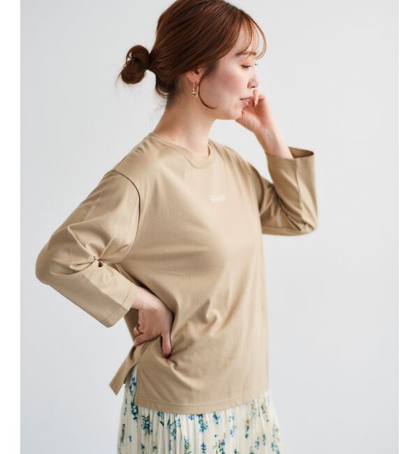  「BOUQUETロゴ7分袖T」|Tシャツ・カットソー|