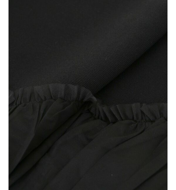 le.coeur blanc「《手洗い可能》Perle Peche チュールキリカエニット」|ニット・セーター|