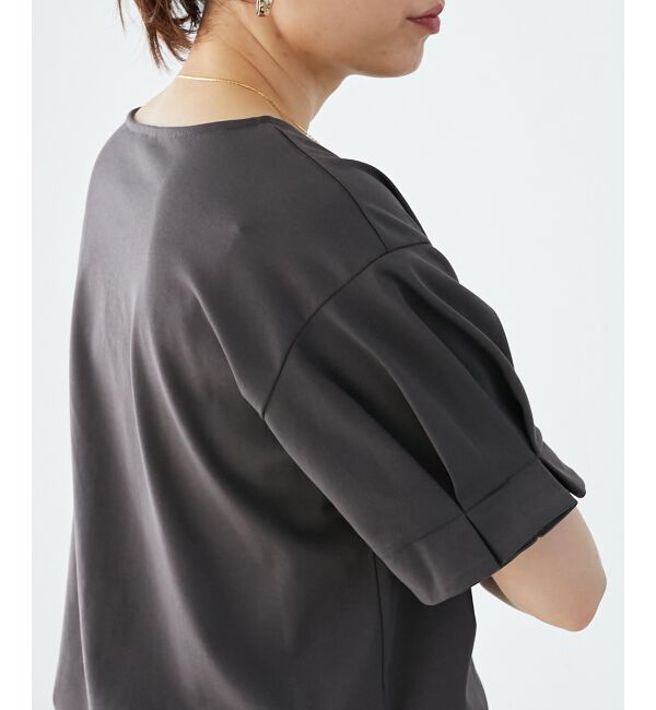  「コットンタックスリーブTシャツ」|Tシャツ・カットソー|