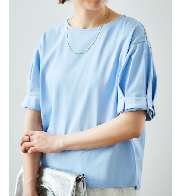  「コットンタックスリーブTシャツ」|Tシャツ・カットソー|