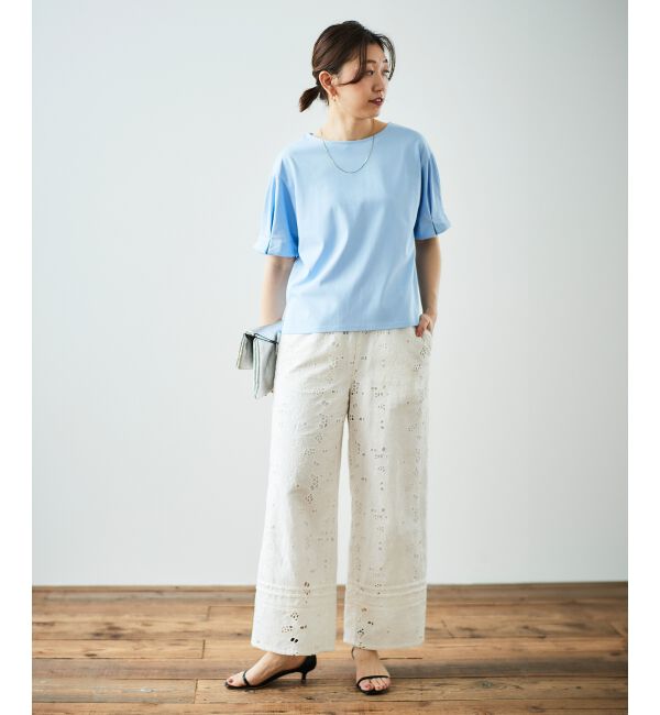  「コットンタックスリーブTシャツ」|Tシャツ・カットソー|