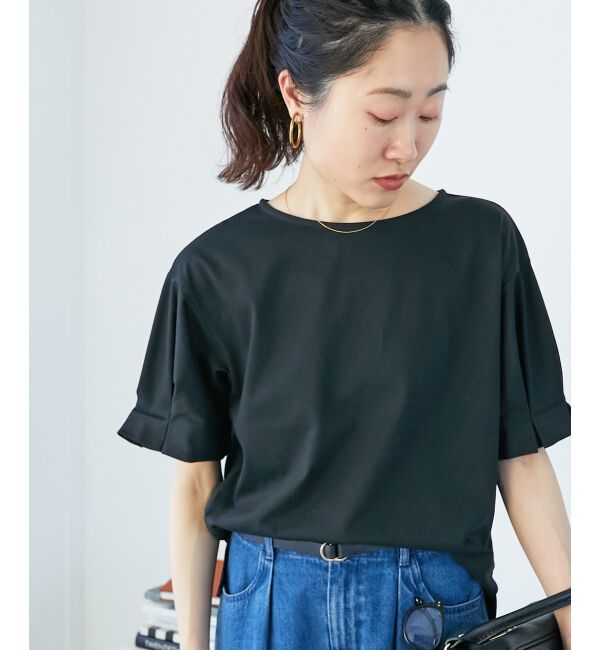  「コットンタックスリーブTシャツ」|Tシャツ・カットソー|
