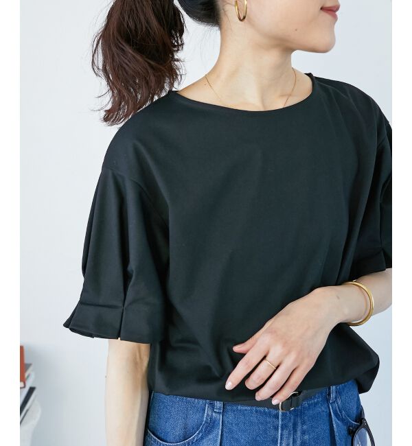  「コットンタックスリーブTシャツ」|Tシャツ・カットソー|