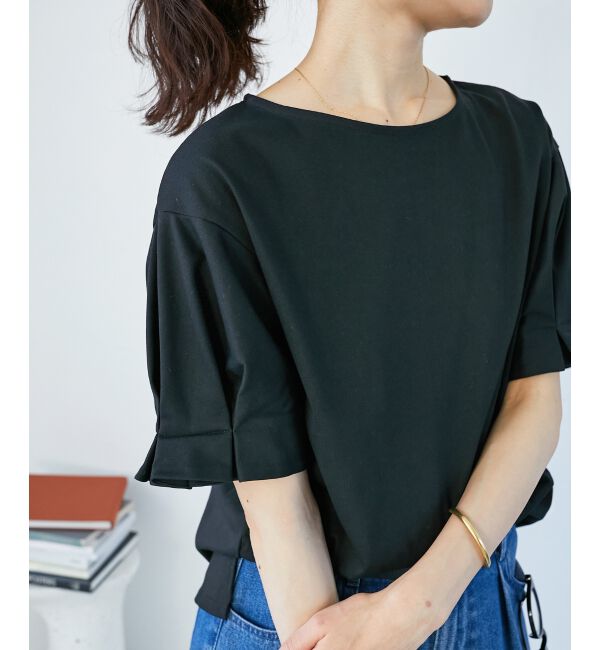  「コットンタックスリーブTシャツ」|Tシャツ・カットソー|