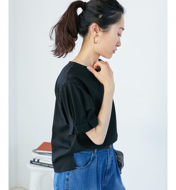  「コットンタックスリーブTシャツ」|Tシャツ・カットソー|