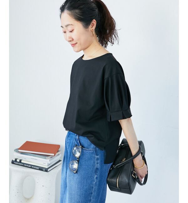  「コットンタックスリーブTシャツ」|Tシャツ・カットソー|