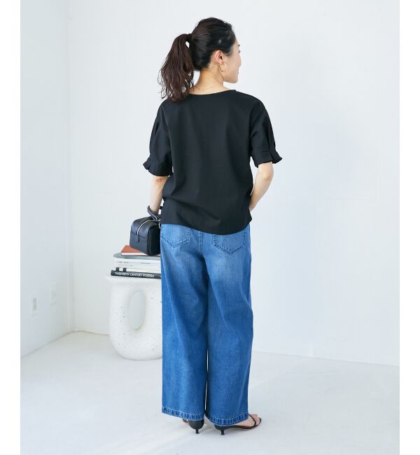  「コットンタックスリーブTシャツ」|Tシャツ・カットソー|