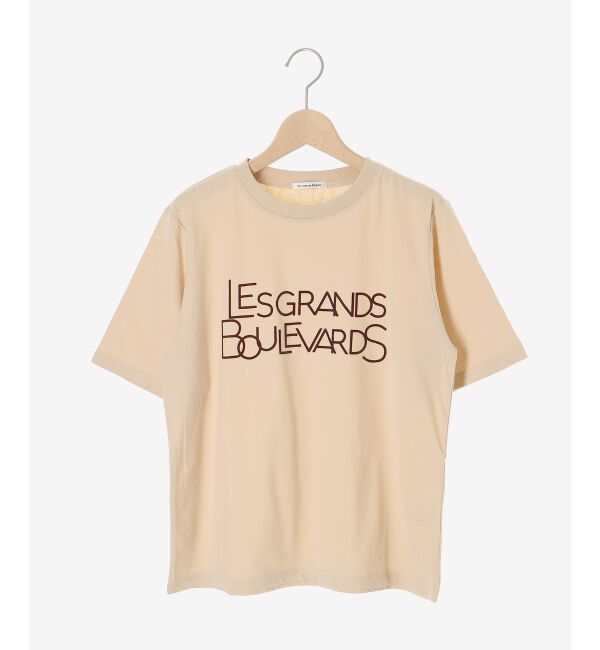  「《手洗い可能》Les Grands BoulevardsロゴTシャツ」|Tシャツ・カットソー|