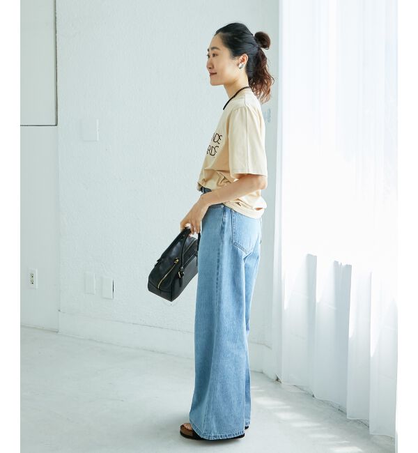  「《手洗い可能》Les Grands BoulevardsロゴTシャツ」|Tシャツ・カットソー|