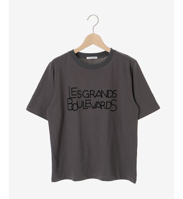  「《手洗い可能》Les Grands BoulevardsロゴTシャツ」|Tシャツ・カットソー|
