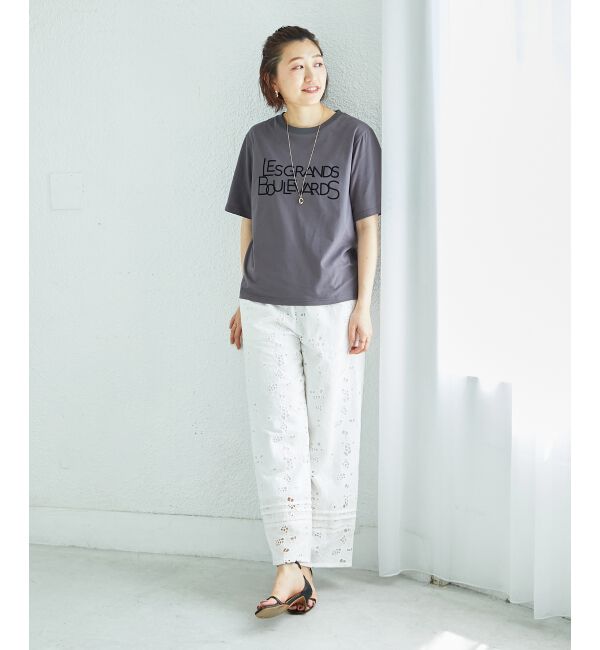  「《手洗い可能》Les Grands BoulevardsロゴTシャツ」|Tシャツ・カットソー|